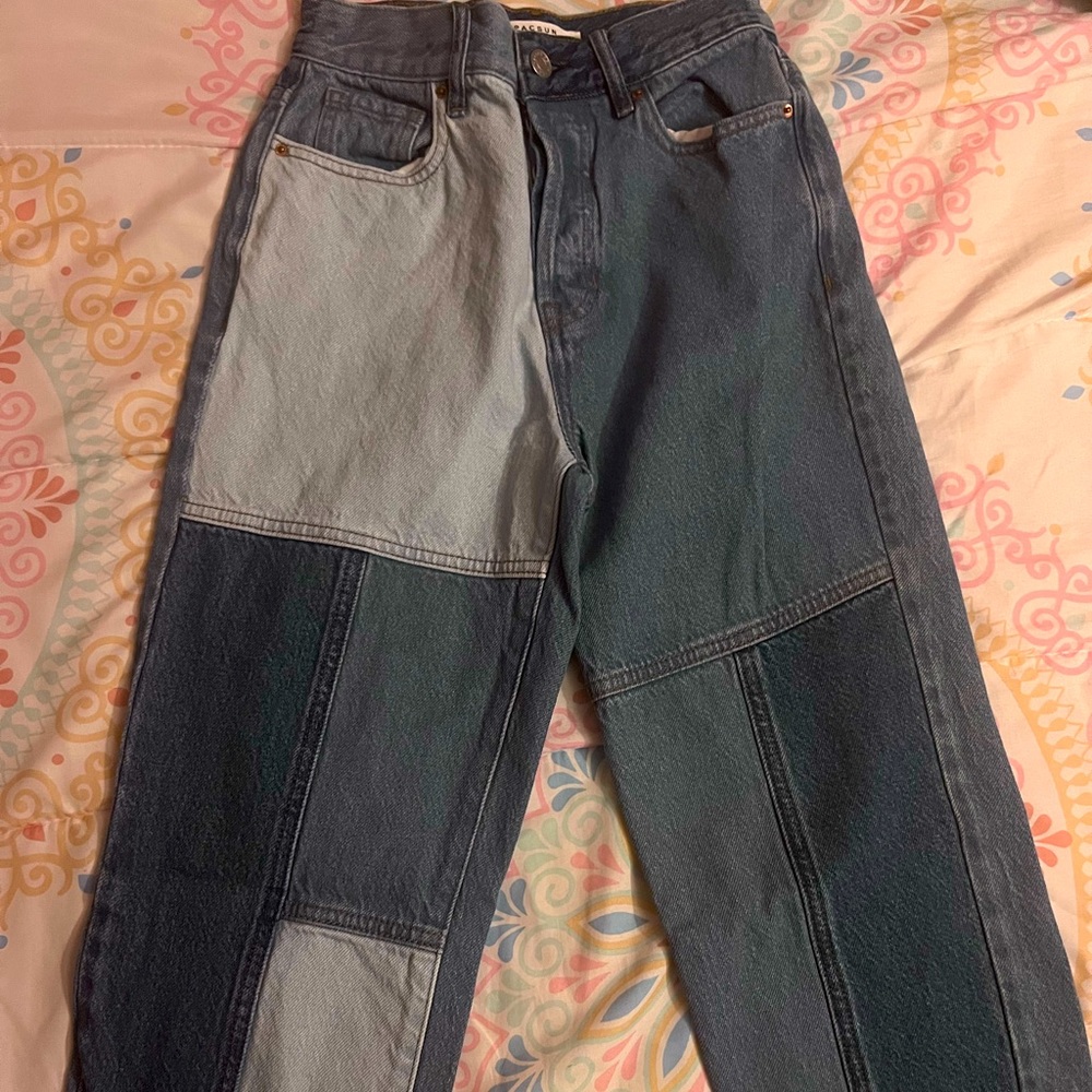 Pacsun patchwork jeans